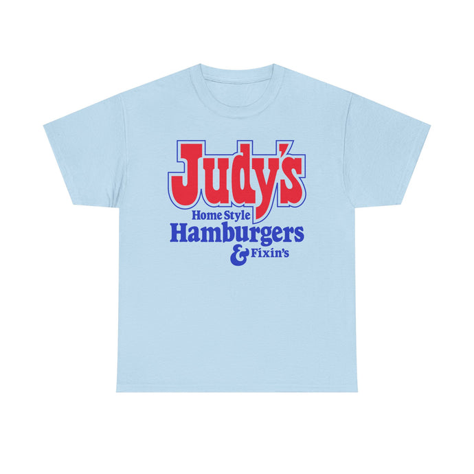 Judy's Home Style Hamburgers Fixins Vintage Logo Chain T-Shirt
