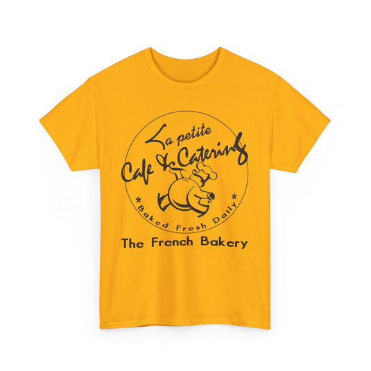 La Petite Cafe & Catering French Bakery Vintage Logo Classic Food T-Shirt
