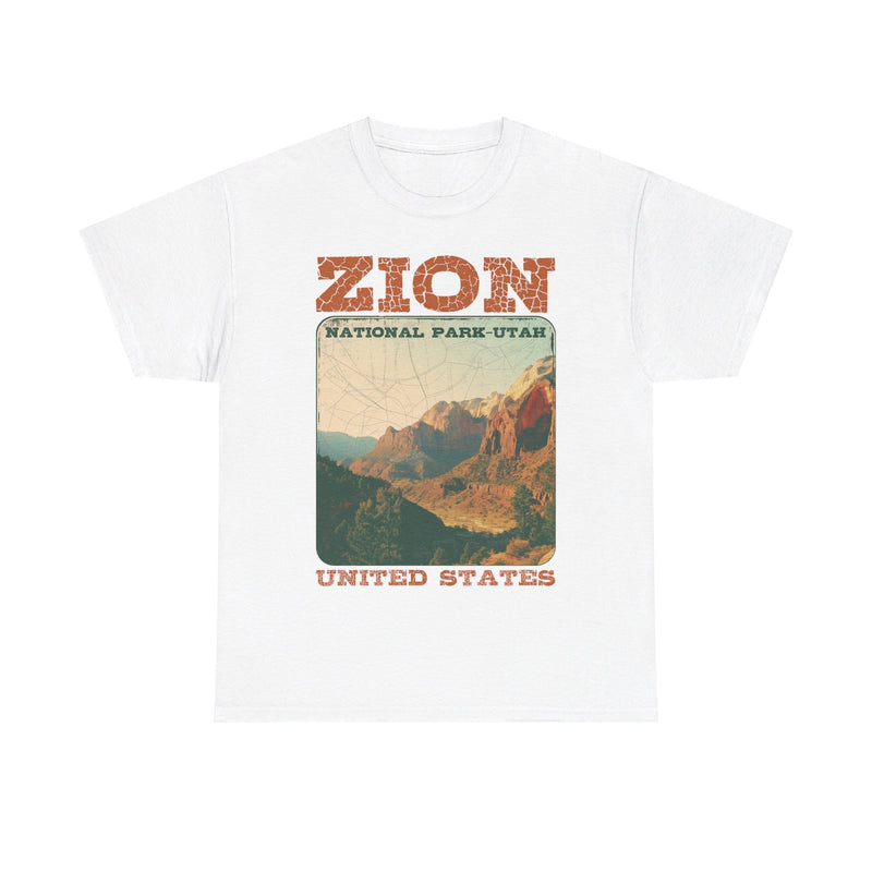 Load image into Gallery viewer, Zion National Park Utah Poster Print T-shirt
