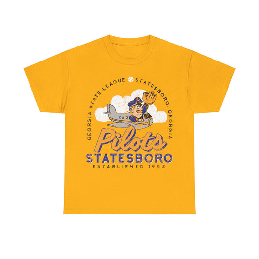 Statesboro Pilots Est 1952 Georgia Baseball T-shirt