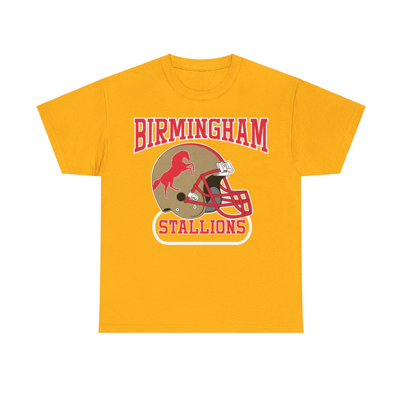 Load image into Gallery viewer, Birmingham Stallions Alabama Football Team Helmet T-shirt
