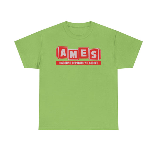 AMES Discount Department Stores Vintage Retail Logo T-Shirt