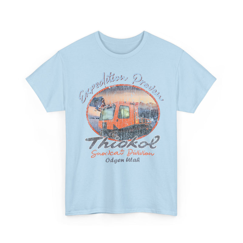 Load image into Gallery viewer, Thiokol Snowcat Division 1929 Ogden Utah Expedition Proven Snowmobile T-shirt
