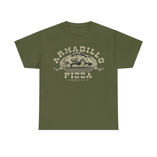 Armadillo Pizza Restaurant 1988 Distressed Print T-shirt