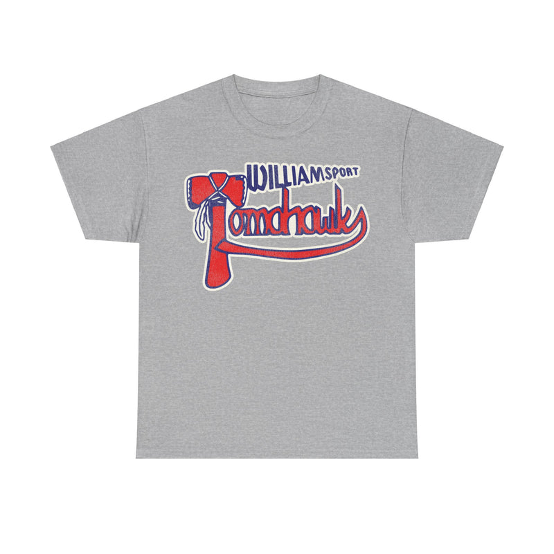 Load image into Gallery viewer, Williamsport Tomahawks Nostalgic Retro Baseball Team T-shirt
