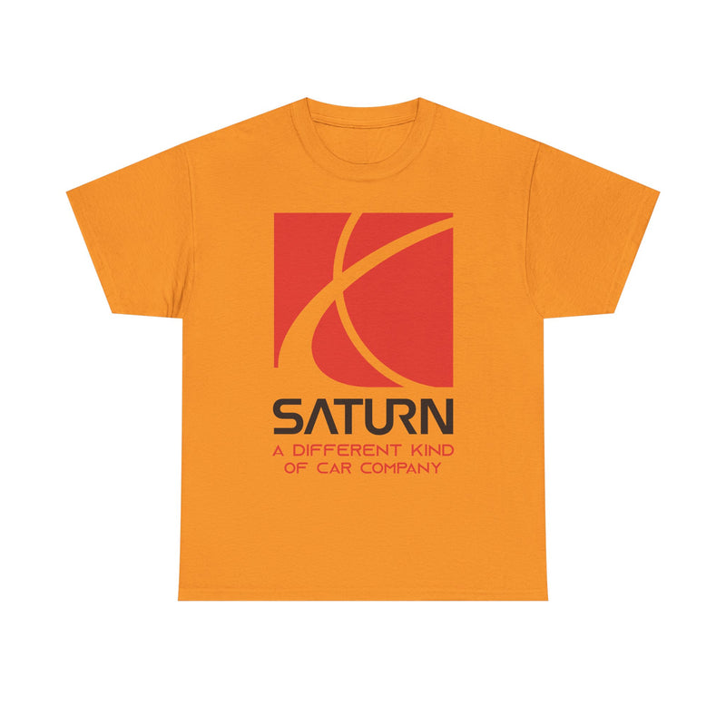 Load image into Gallery viewer, Saturn A Different Kind of Car Company Red S Logo T-shirt
