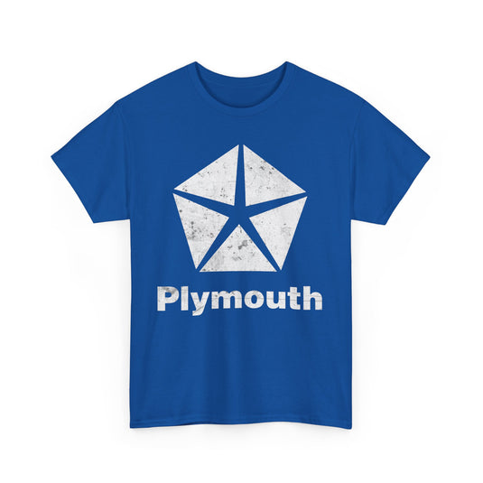 (No Logo) Plymouth Automobile Car Manufactuer White Logo T-shirt
