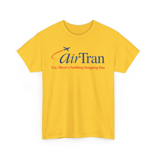 Air Tran Go There's Nothing Stopping You Vintage Airline Logo Aviation T-shirt