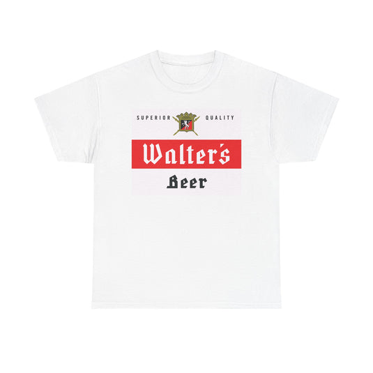 Walter's Beer Superior Quality Logo Brewery Brand T-Shirt