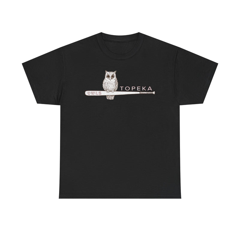Load image into Gallery viewer, Topeka Owls Minor League Nostalgic Retro Baseball Team T-shirt

