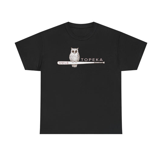 Topeka Owls Minor League Nostalgic Retro Baseball Team T-shirt