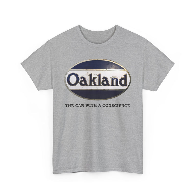 Load image into Gallery viewer, Oakland The Car With A Conscience Pontiac Predecessor T-shirt
