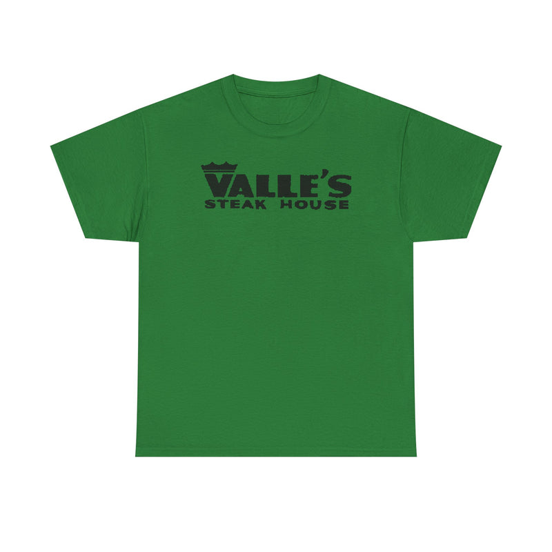 Load image into Gallery viewer, Valle's Steak House T-Shirt - Steakhouse Industry Defunct Logo Tee
