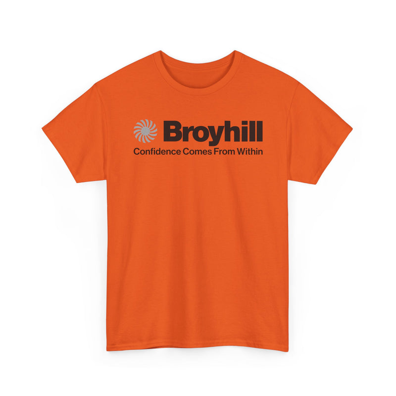 Load image into Gallery viewer, Broyhill T-Shirt Defunct Furniture Company Confidence Comes From Within Tee
