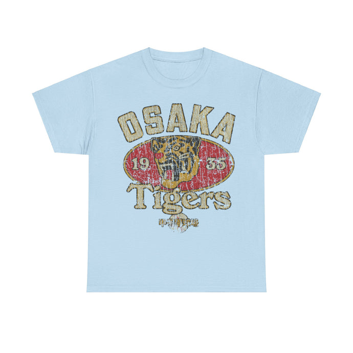 Osaka Tigers 1935 Baseball Distressed Print T-shirt