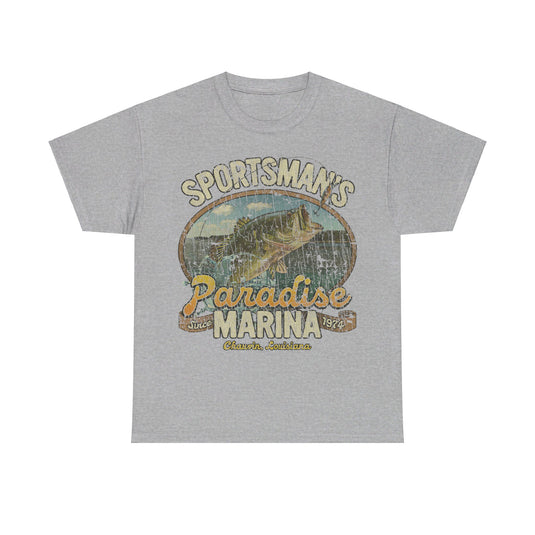 Sportsmans Paradise Louisiana Marina Store T-shirt