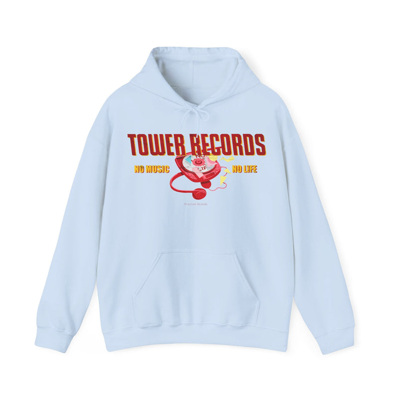 Load image into Gallery viewer, Tower Records No Music No Life Retail Store Pullover Hoody
