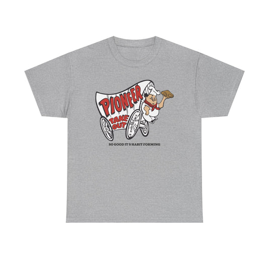 Pioneer Take Out So Good It's Habit Forming Vintage Logo T-Shirt