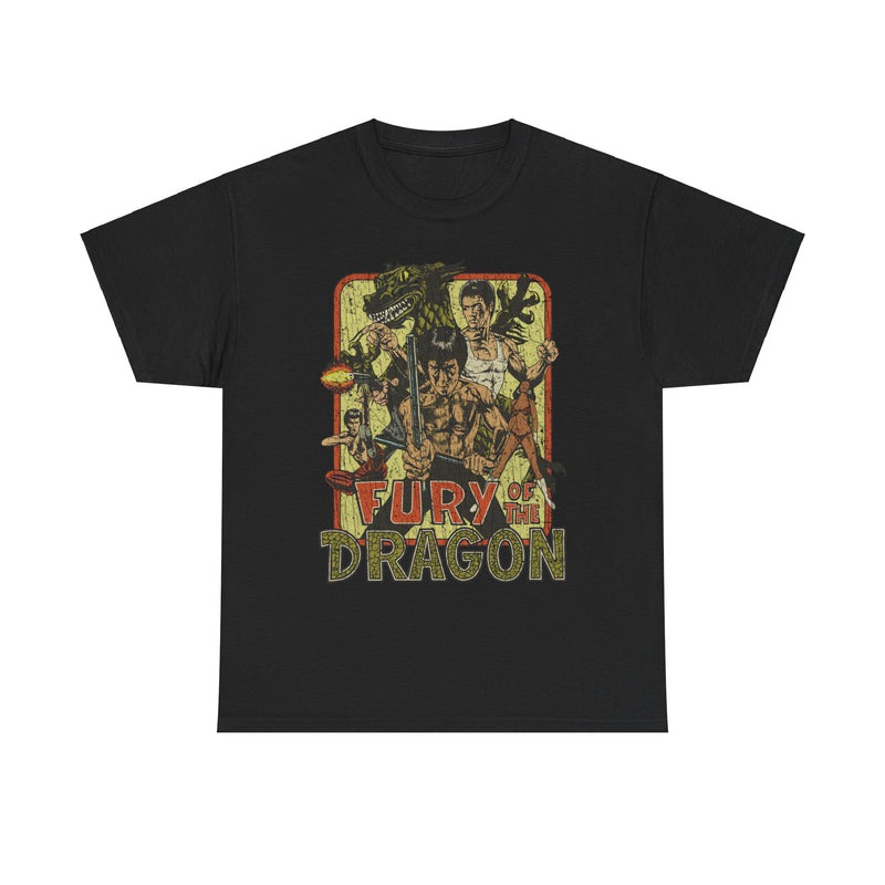 Load image into Gallery viewer, Fury of the Dragon 1976 Bruce Lee T-shirt
