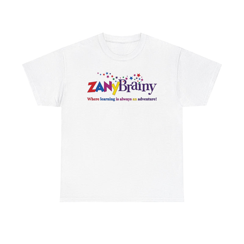 Load image into Gallery viewer, Zany Brainy Store Logo T-Shirt: “Where Learning Is Always an Adventure”
