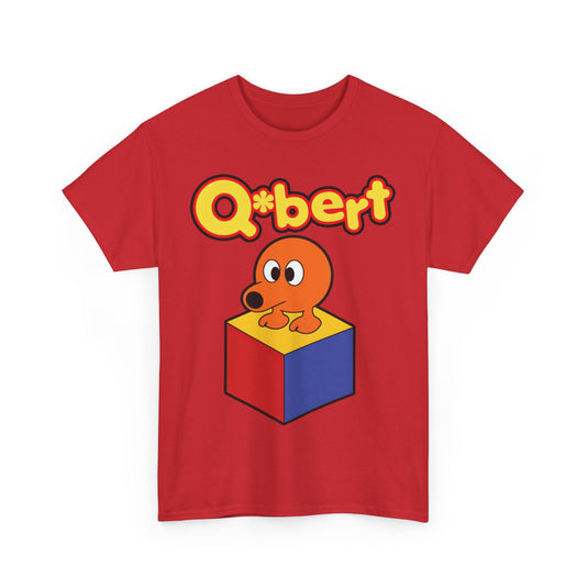 Qbert Logo Video Game Nostalgic T-shirt