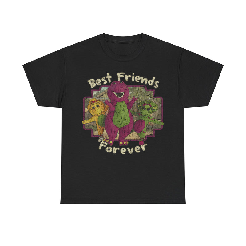 Load image into Gallery viewer, Best Friends Forever 1992 Purple Dinosaur Nostalgic Retro T-shirt
