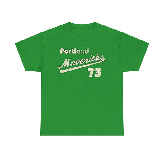 Portland Mavericks Distressed Logo Oregon Baseball T-shirt