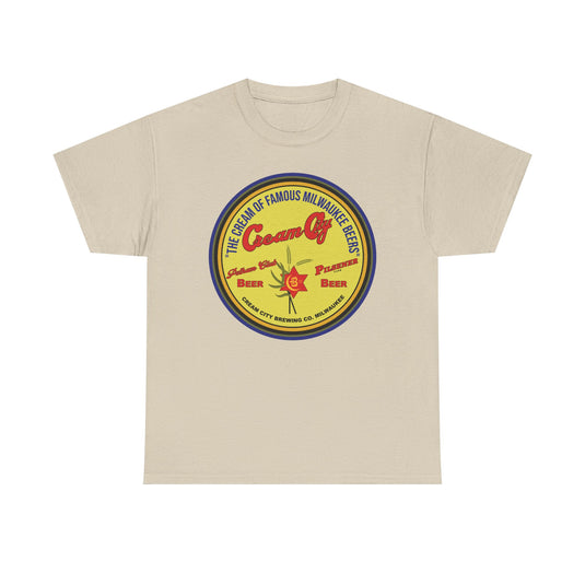 Cream City Beer Milwaukee Brewing Co Logo Wisconsin T-Shirt