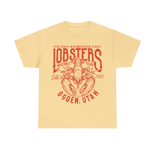 Ogden Lobsters Est 1900 Utah Baseball Team T-shirt