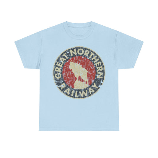 Great Northern Railway 1889 Railroad Distressed Print T-shirt