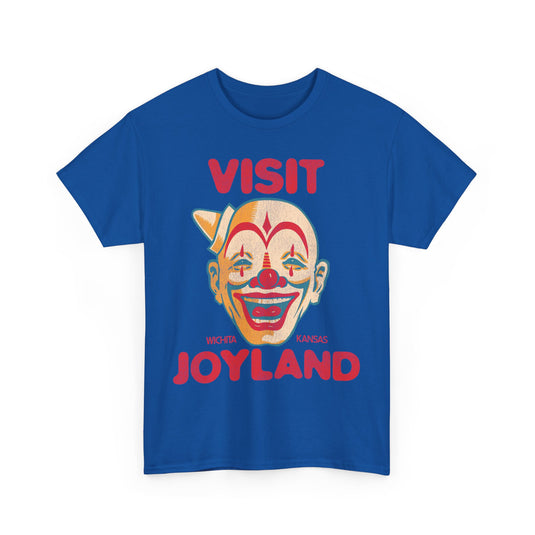 Visit Joyland Amusement Park 1949 Wichita Kansas Theme Park Clown T-shirt