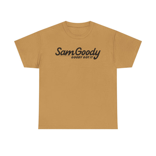 Sam Goody Goody Got It Black Logo Music Entertainment Store Nostalgic T-shirt