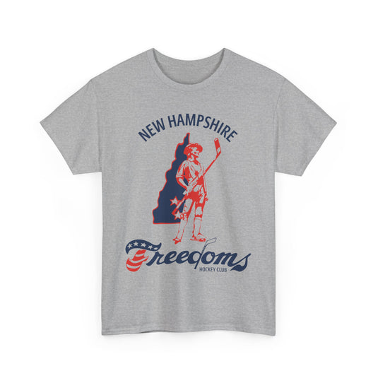 New Hampshire Freedoms Northeastern Hockey League 1978 T-shirt