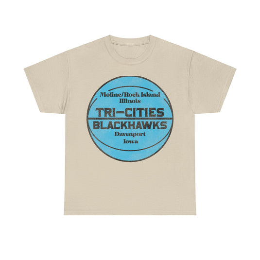 Tri-Cities Blackhawks Basketball Team Nostalgic Retro T-shirt