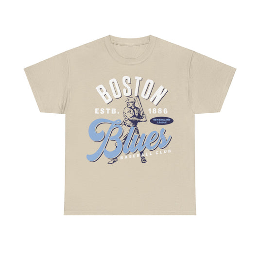 Boston Blues Est 1886 Massachusetts Baseball T-shirt