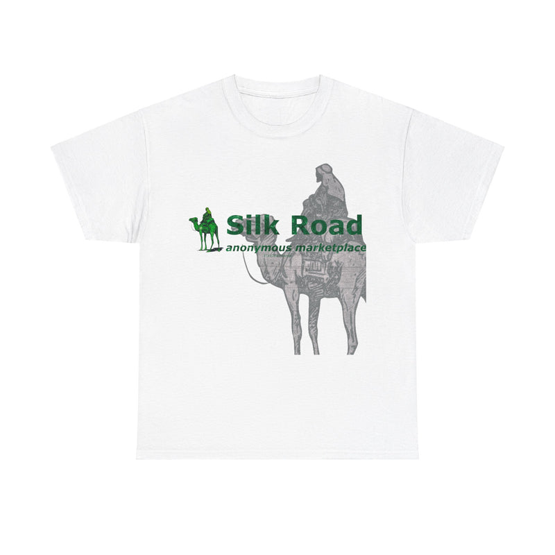 Load image into Gallery viewer, Silk Road Anonymous Marketplace Nostalgic Logo T-shirt
