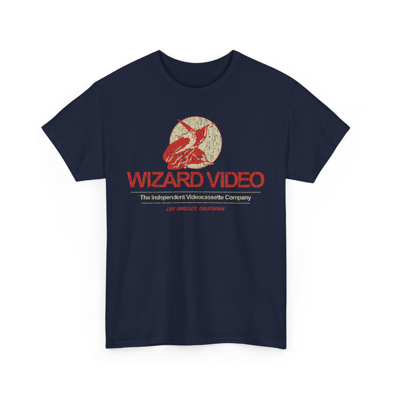 Load image into Gallery viewer, Wizard Video 1981 Los Angeles California Video Company T-shirt
