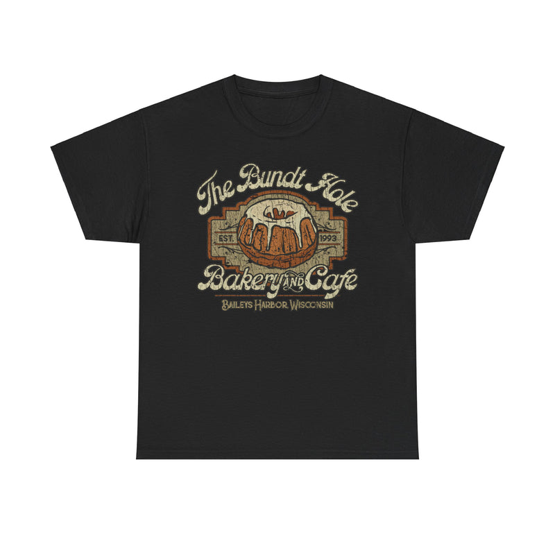 Load image into Gallery viewer, The Bundt Hole Bakery and Cafe 1993 Baileys Harbor Wisconsin Cake Shop T-shirt
