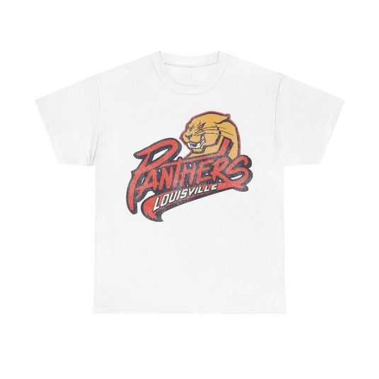 Louisville Panthers Hockey Team Nostalgic Logo T-shirt