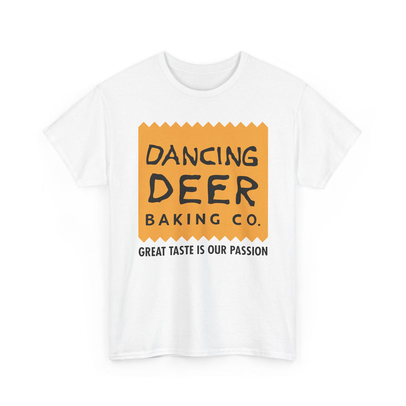 Load image into Gallery viewer, Dancing Deer Baking T-Shirt - Closed Bakery Company Logo Tee - Boston
