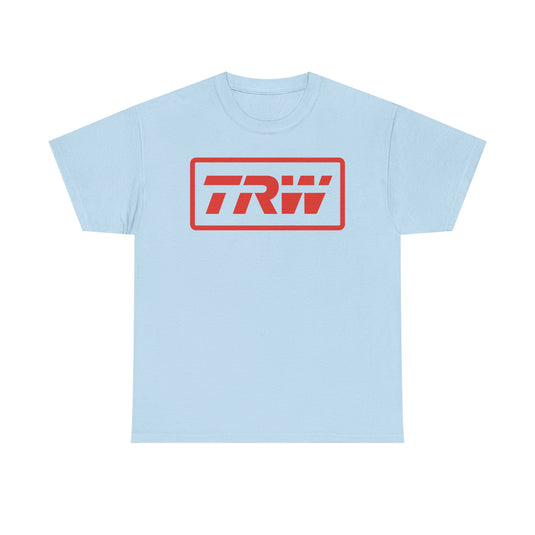TRW Vintage Red Rectangle Logo Classic Corporate T-Shirt