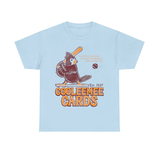 Cooleemee Cards Est 1937 Nostalgic Retro Baseball Team T-shirt