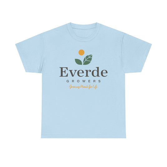 Everde Growers T-Shirt Defunct Plant Nursery Bankrupt Company Logo Tee