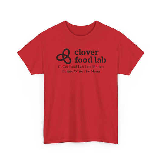 Clover Food Lab T-Shirt - Restaurant Chain Logo Tee - Vegetarian