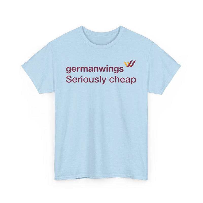 Load image into Gallery viewer, Germanwings Seriously Cheap Lufthansa Subsidiary Vintage Logo T-shirt
