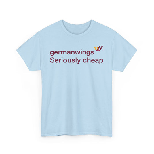 Germanwings Seriously Cheap Lufthansa Subsidiary Vintage Logo T-shirt