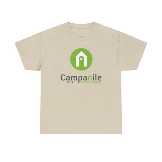 Campanile Restaurant T-Shirt - Fine Dining Industry Defunct Logo Tee