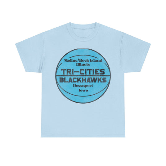 Tri-Cities Blackhawks Basketball Team Nostalgic Retro T-shirt