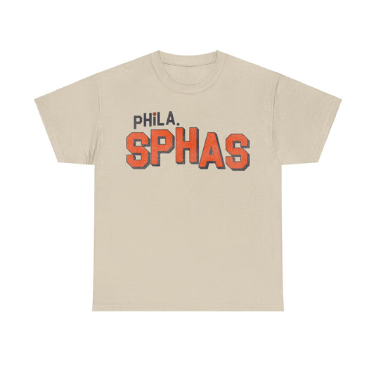 Philadelphia Sphas Basketball Team Nostalgic Retro T-shirt