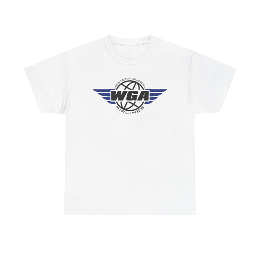 Western Global Airlines T-Shirt - Aviation Industry Bankrupt Logo Tee
